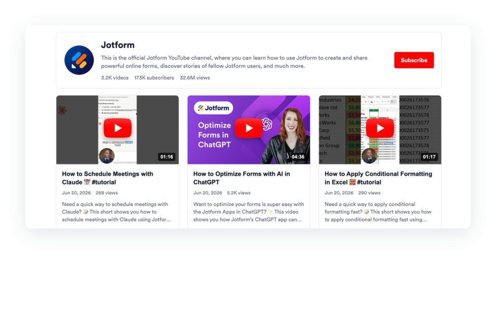 Youtube Gallery