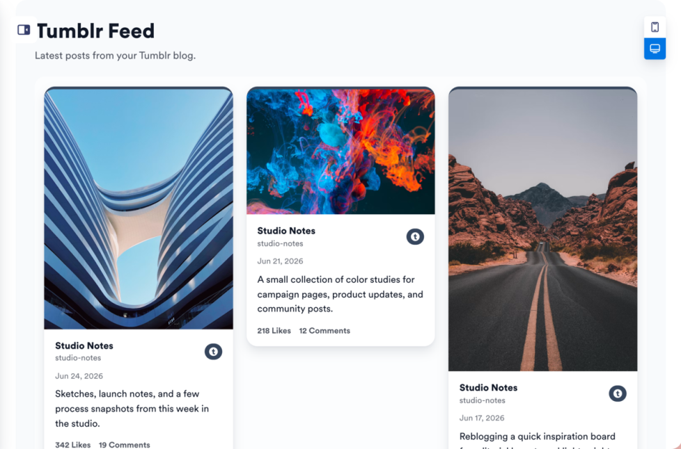 Tumblr Feed