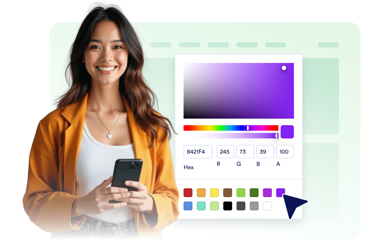 Match your site with custom styling