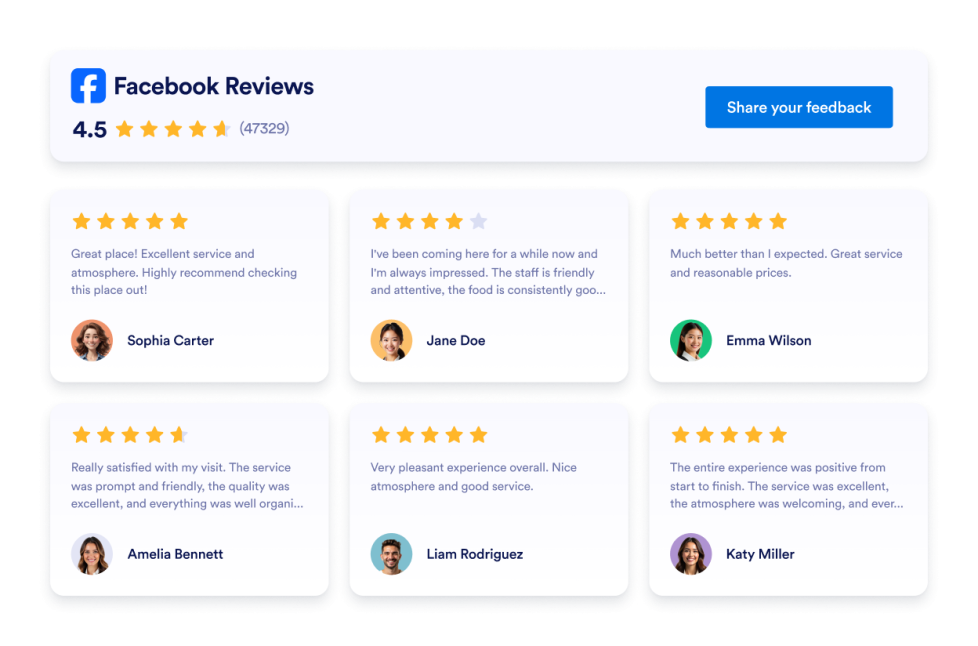 Facebook Reviews