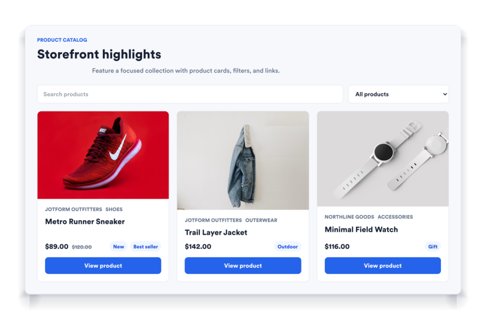 Product Catalog