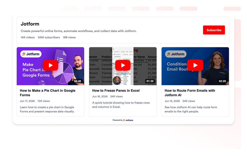 Youtube Gallery