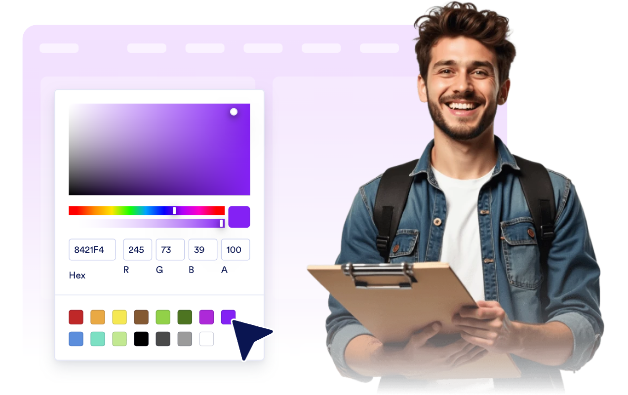 Match your website style