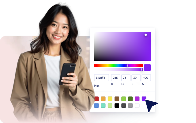 Style Hover Effects, Corners, and Colors