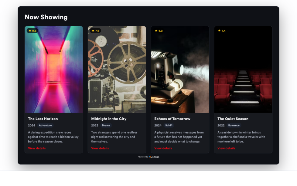 Movie Widget