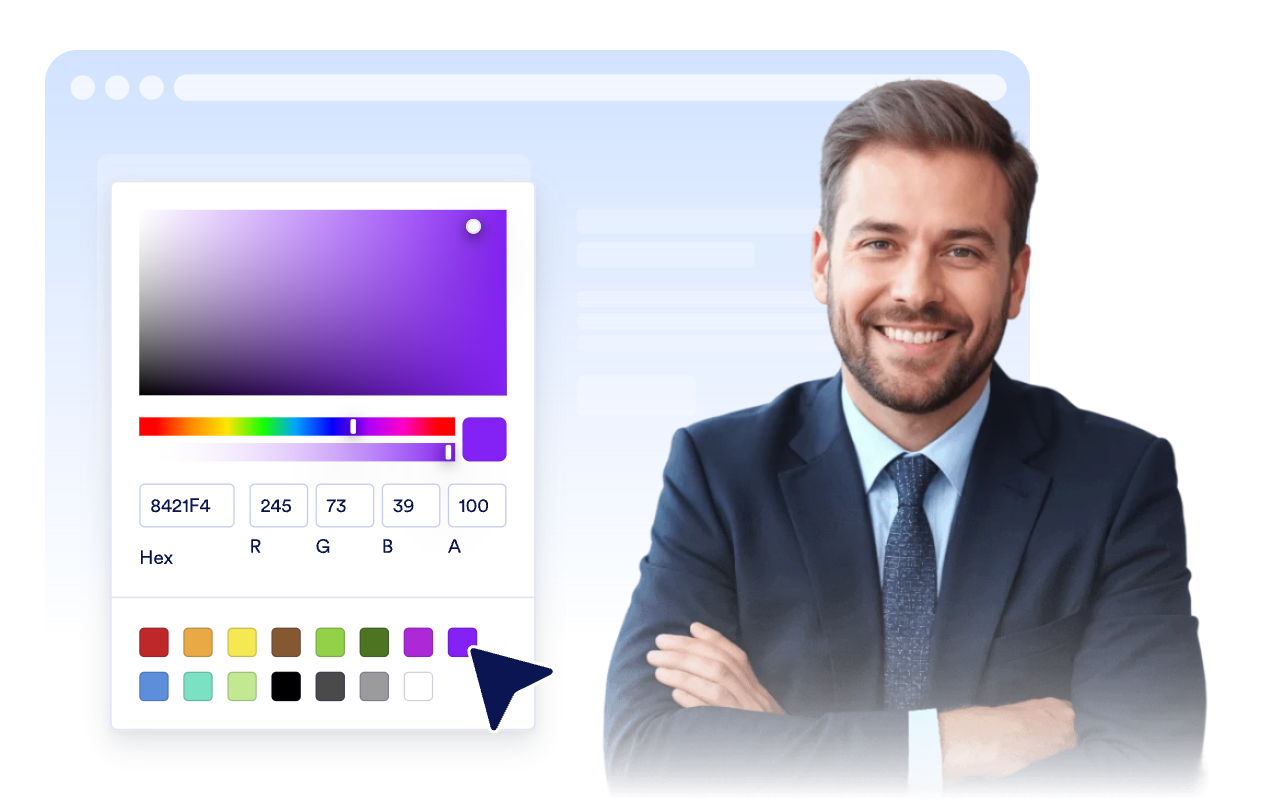 Match your website style