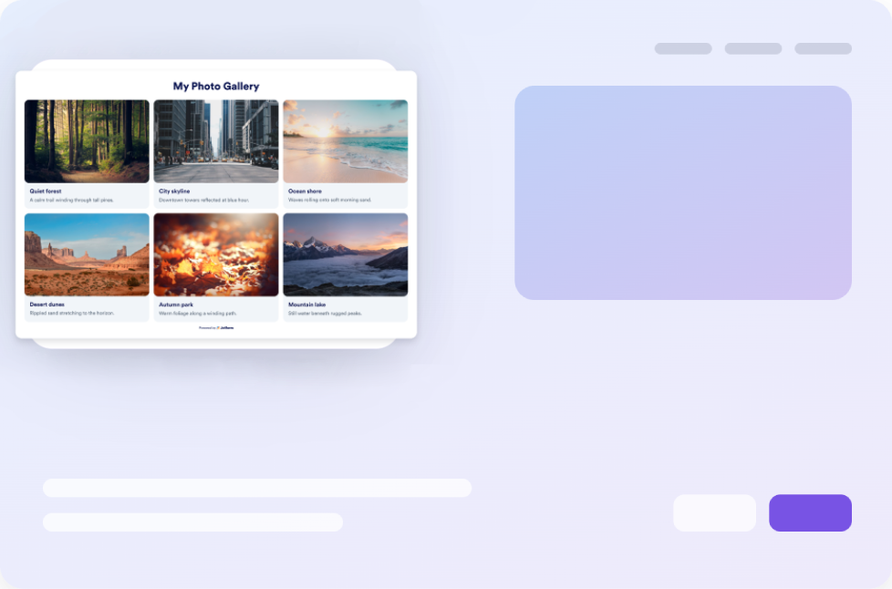 Free Image Gallery Widget