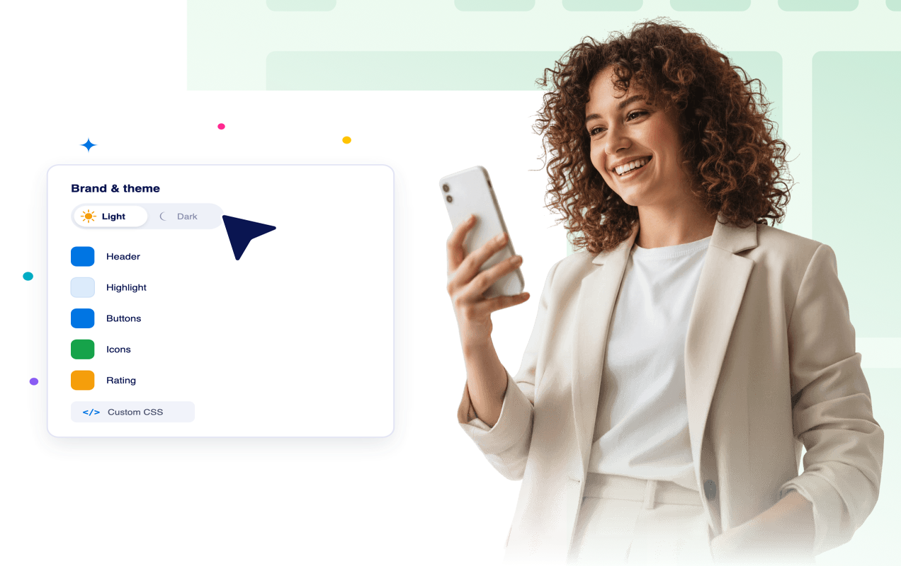 Match your brand in a few clicks