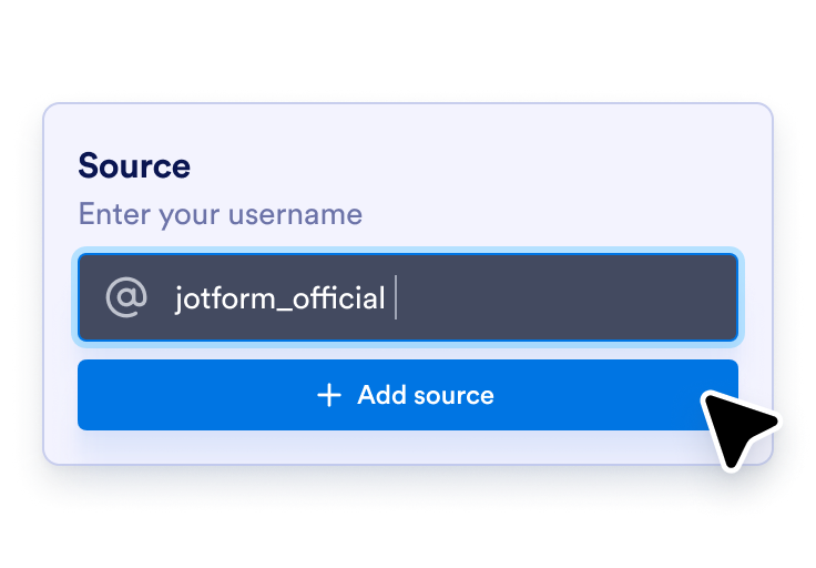 Connect an Instagram Source