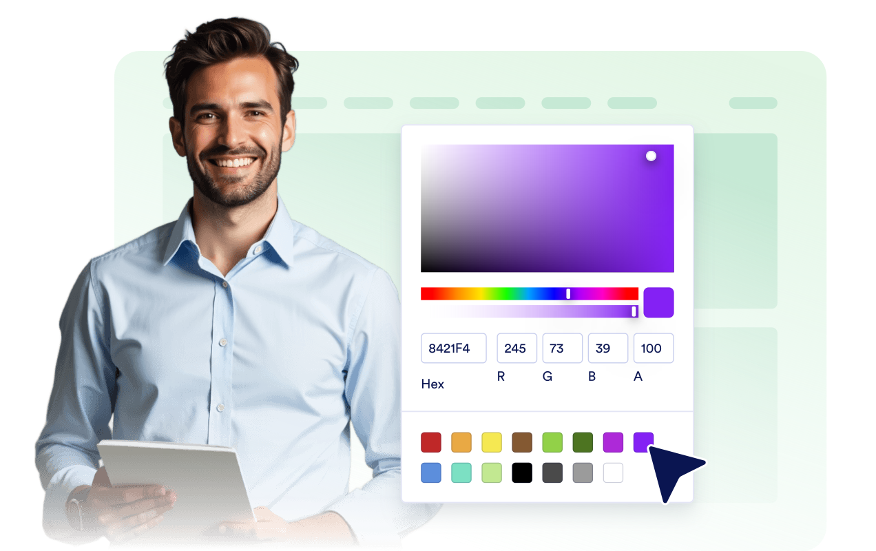Customize the Reels widget design