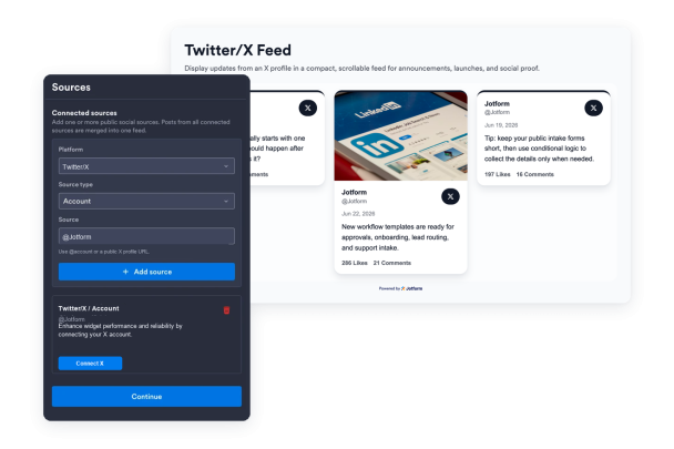 Customize your Twitter/X Feed for any page