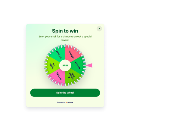 Spinning Wheel Widget Features for Websites