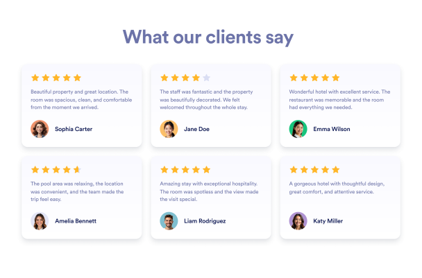 Testimonials Widget Features for Websites