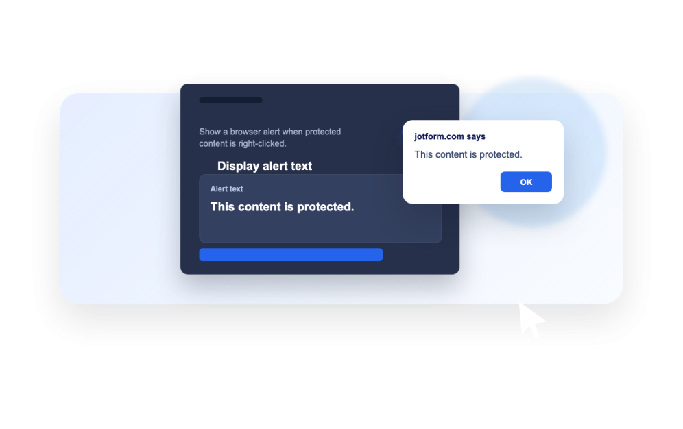 Set visitor behavior