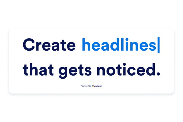 Create a Dynamic Text Widget That Fits Your Website Message