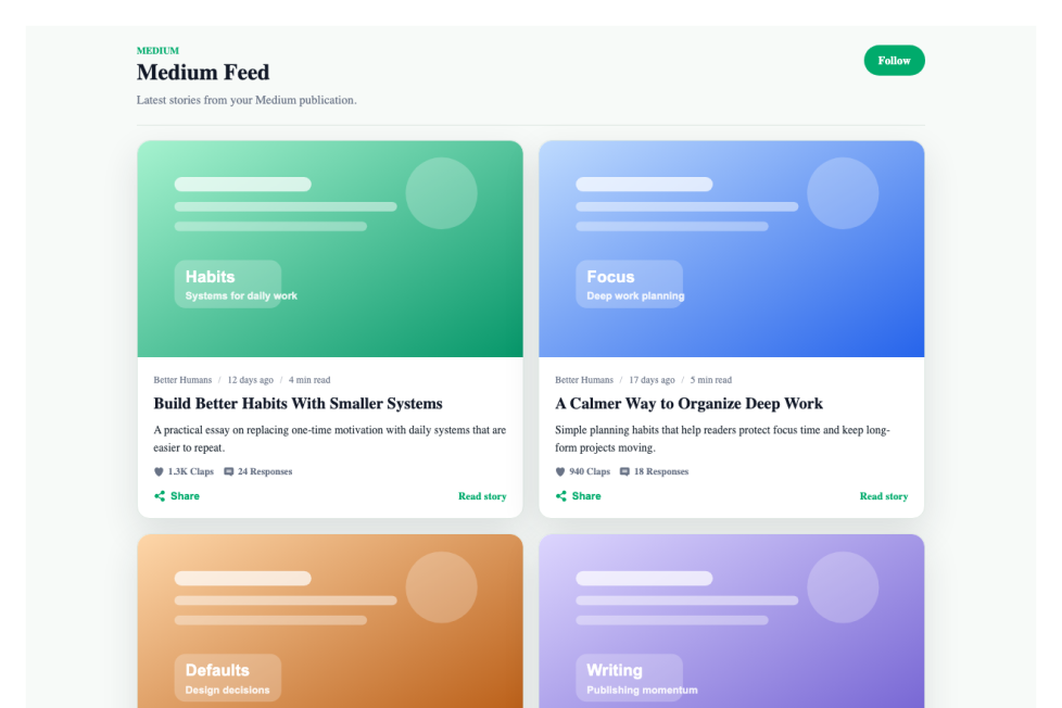 Medium Feed