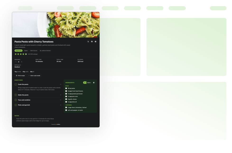 Recipes