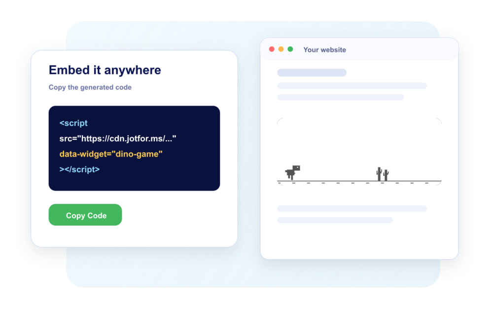 Embed it on your site