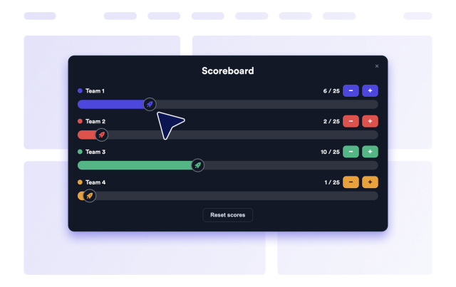 Update Scores on the Page