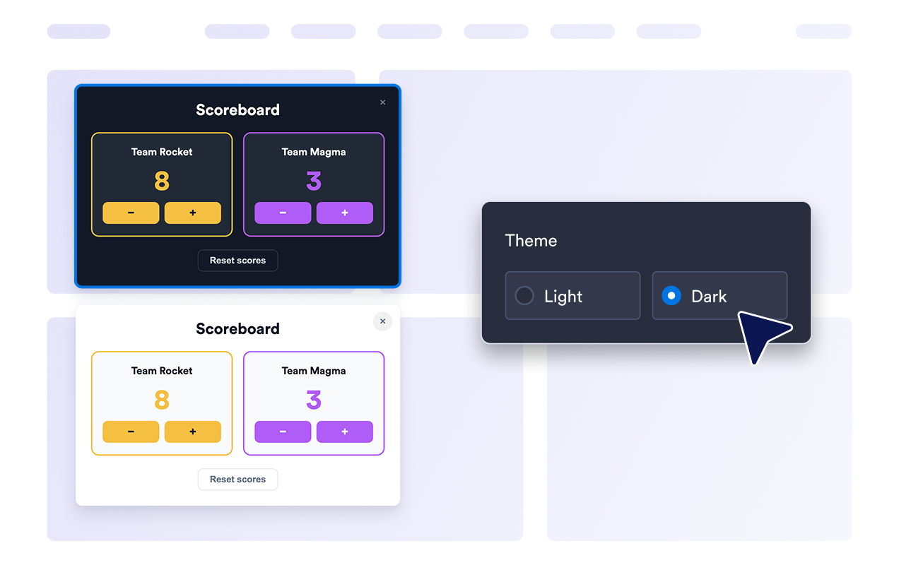 Match your site's look