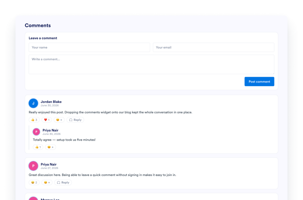 Comments