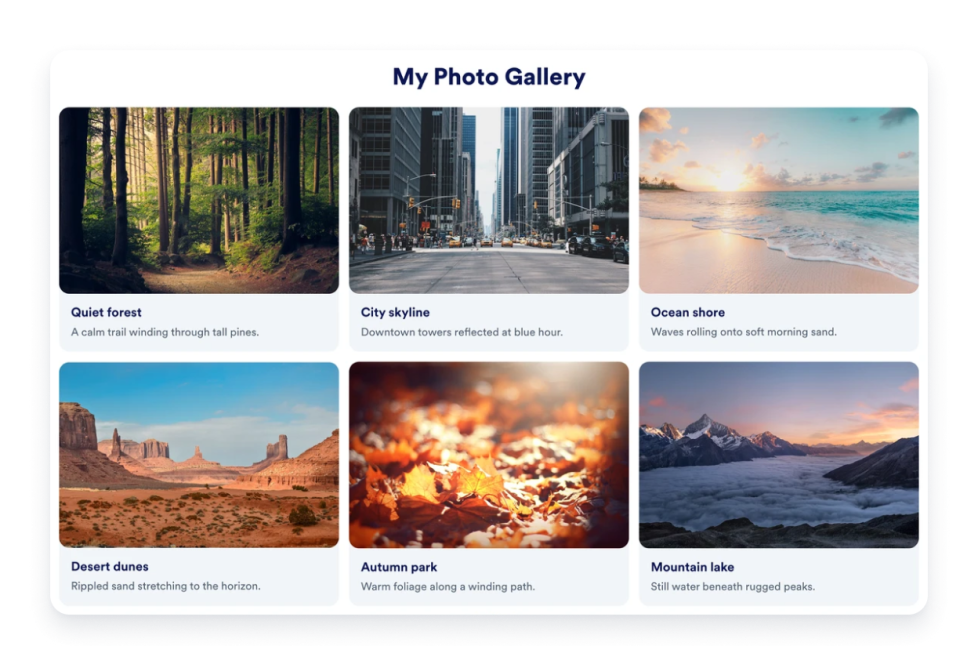 Free Image Gallery Widget