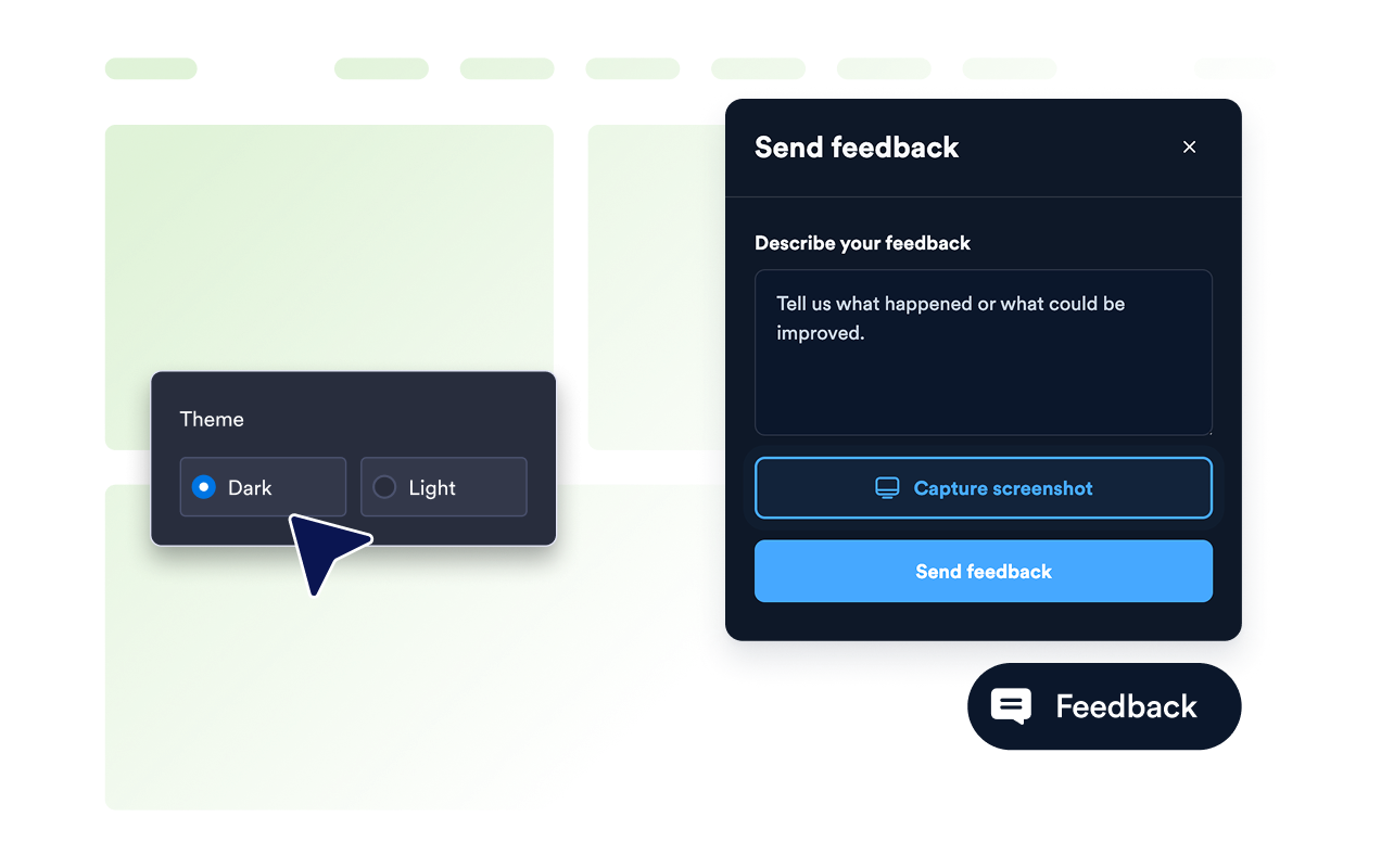 Switch between light and dark panel themes