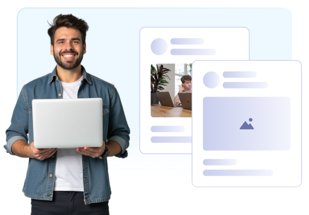 Detect image cards automatically