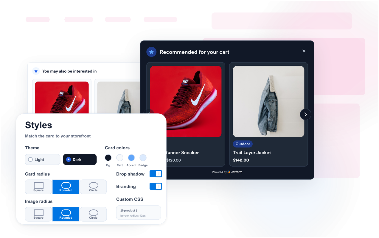 Match your storefront style