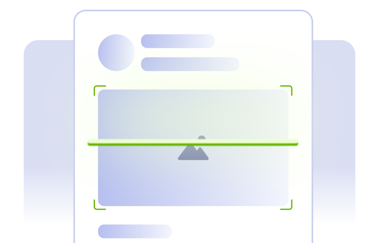 Detect image cards automatically