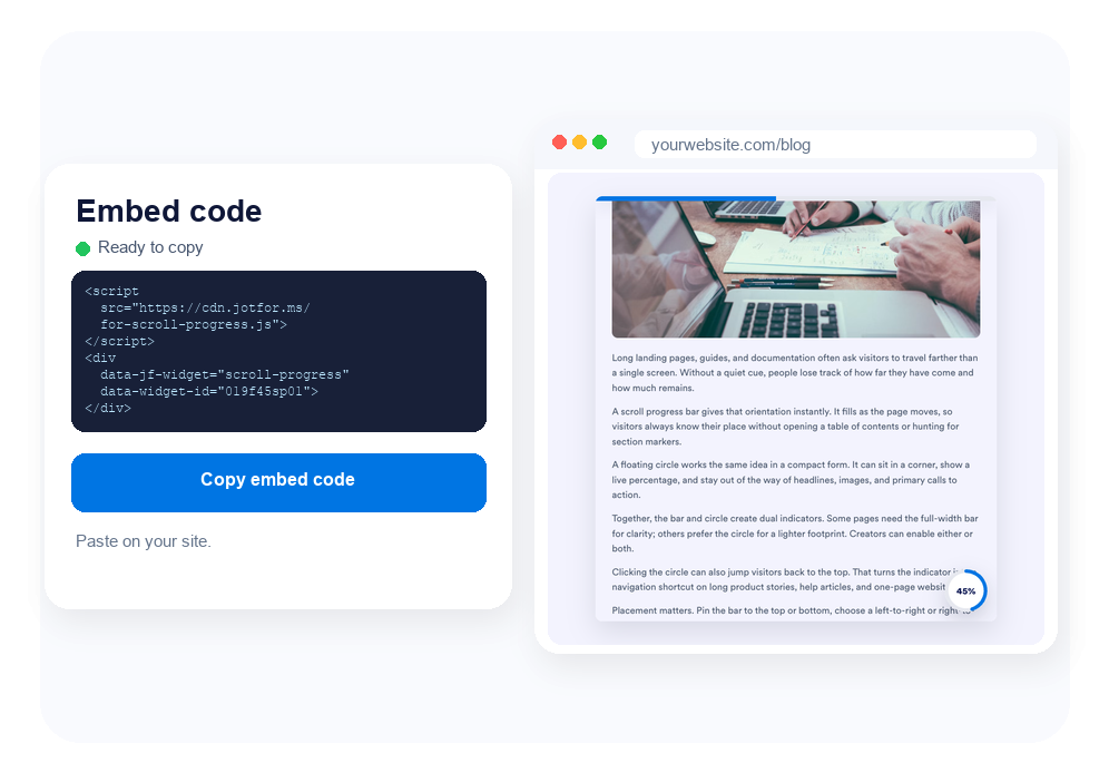 Embed it on your site