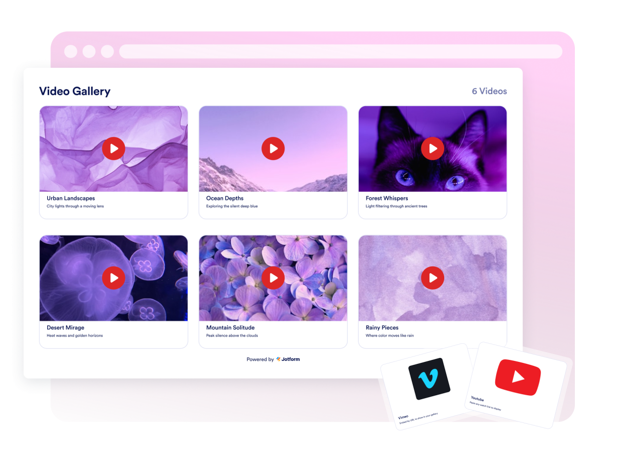 Pull videos from anywhere