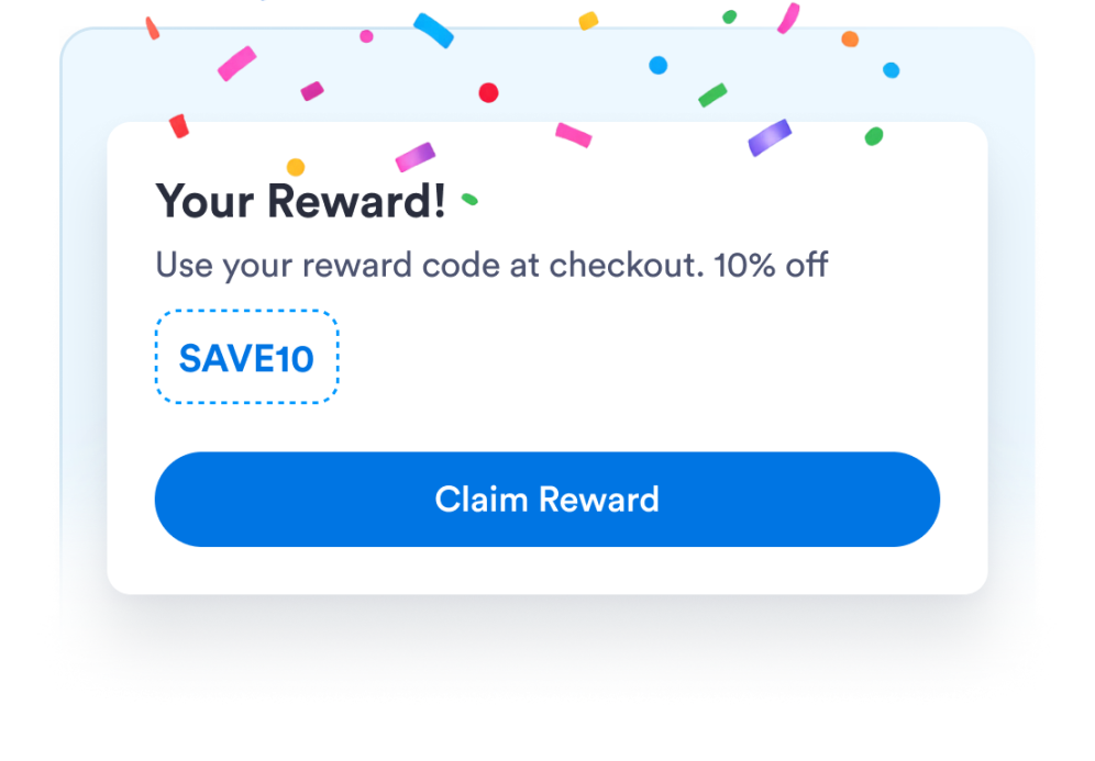 Add your rewards