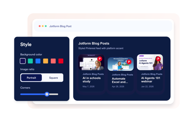 Make Pinterest feel native to your site