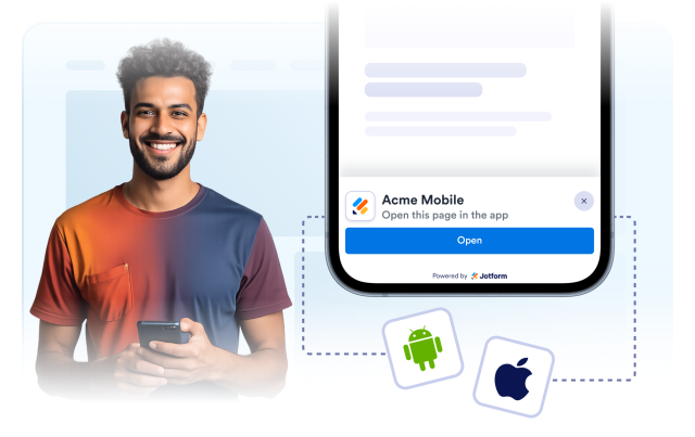 Guide Visitors From Web to App