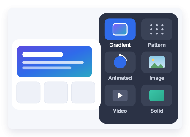 Pick From Gradients, Patterns, Animations & More
