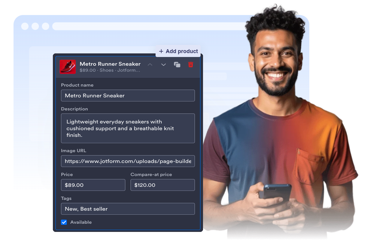 Create a curated product set