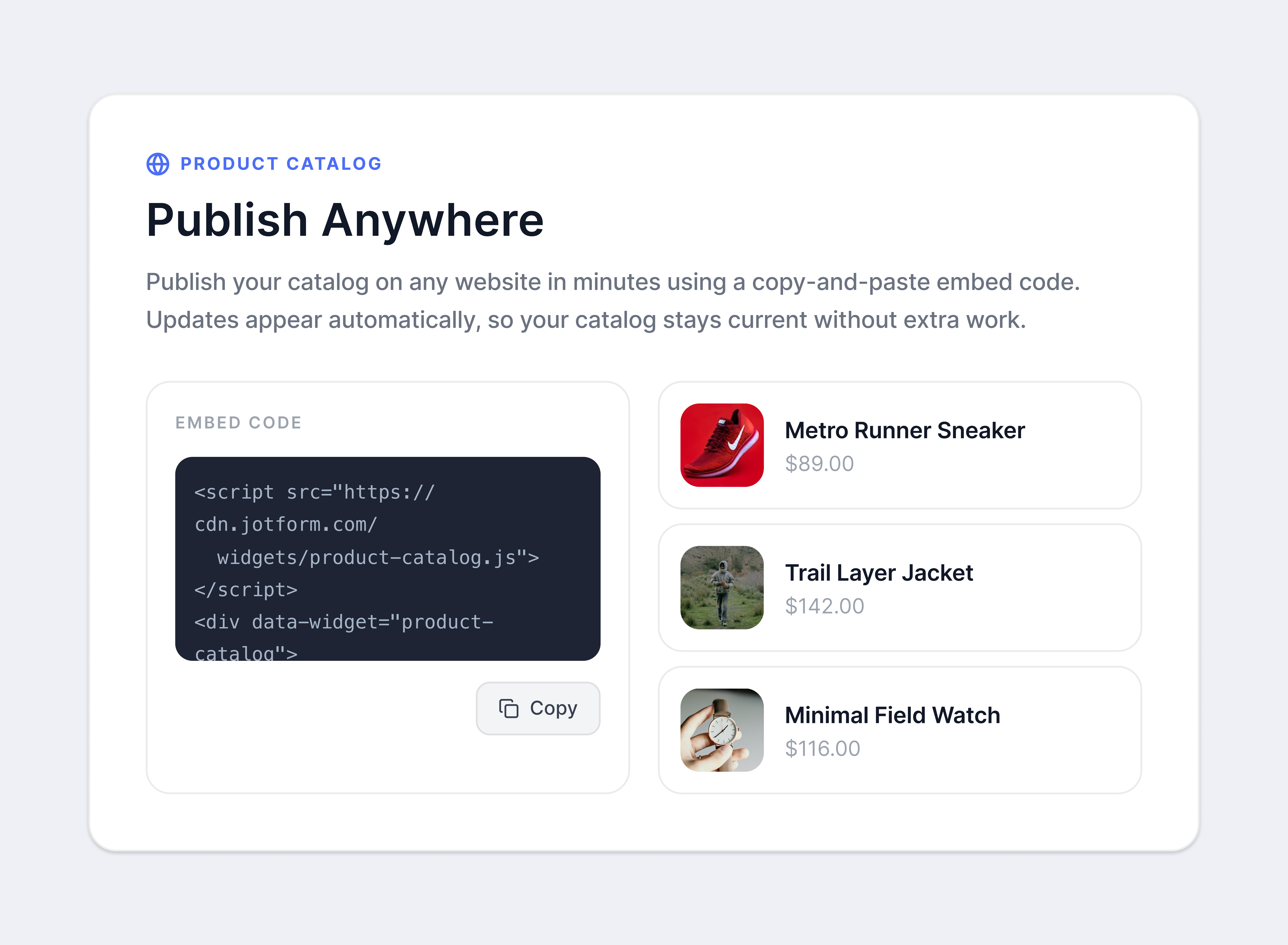 Publish Anywhere