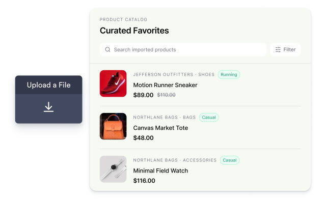 Import Products from a file