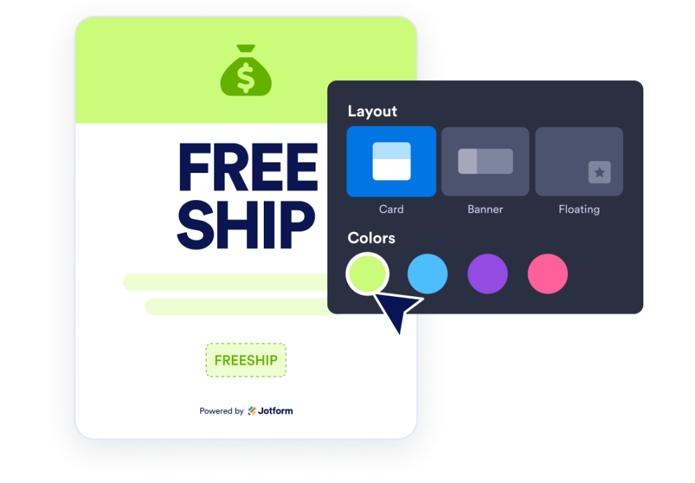 Customize layout and style