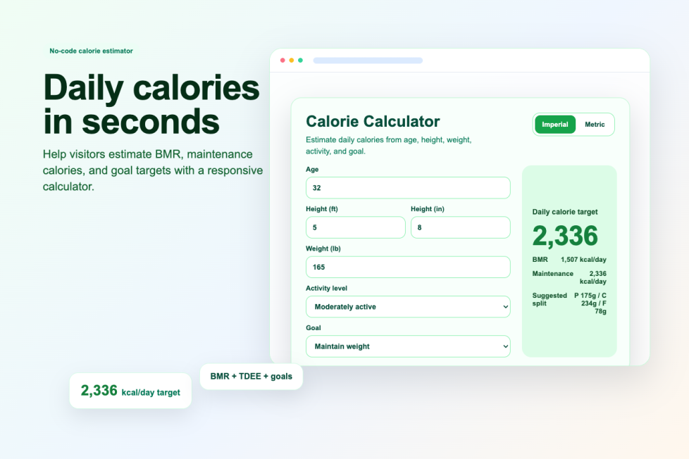 Calorie Calculator