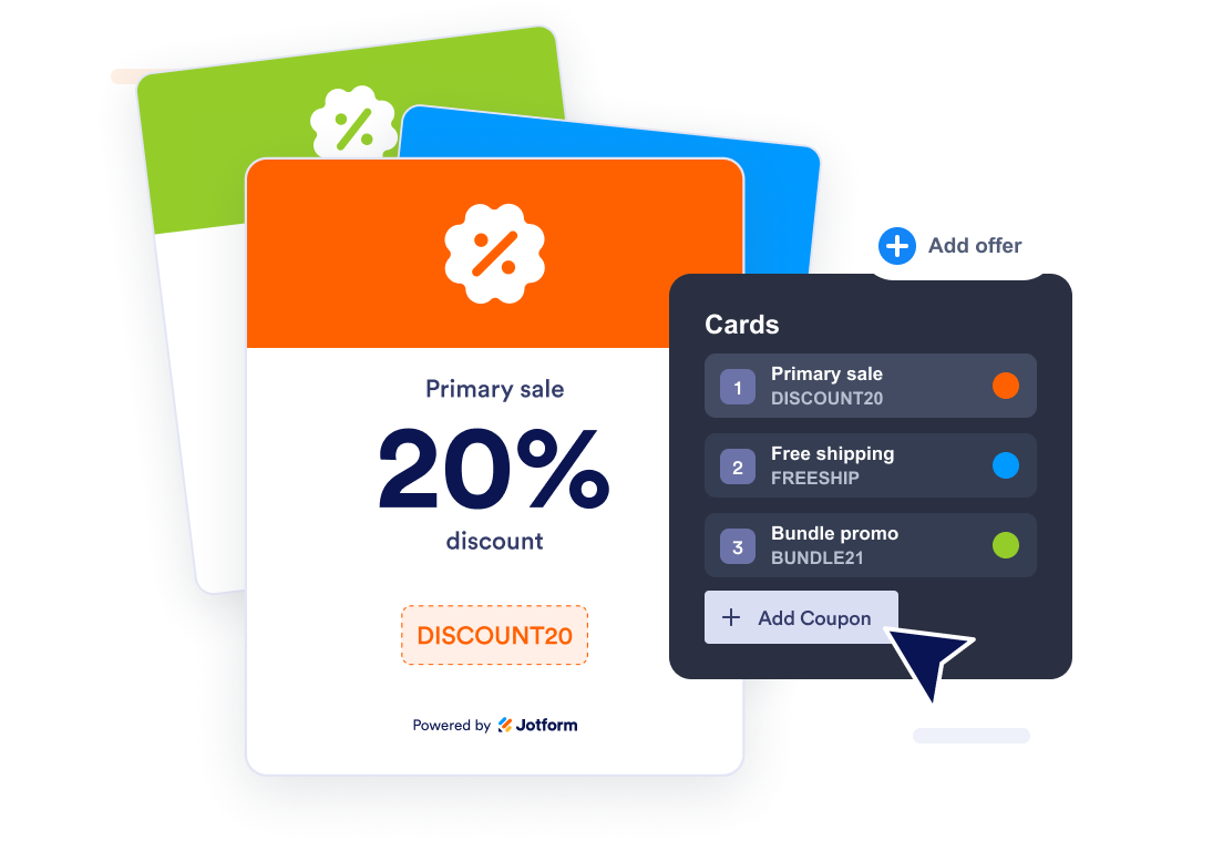 Manage multiple coupon offers