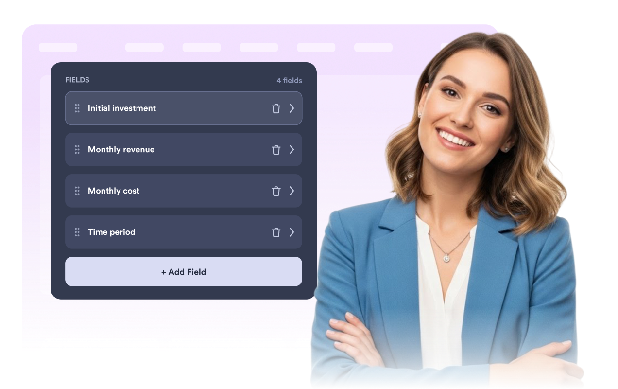 Build the inputs your price depends on