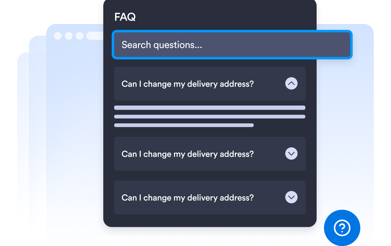 Find answers in seconds