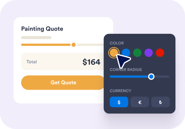 Customize the design