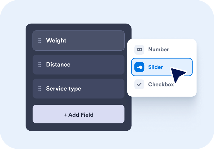Build your fields