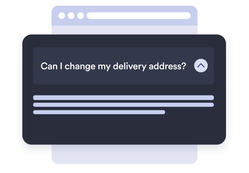 Add the answers customers need