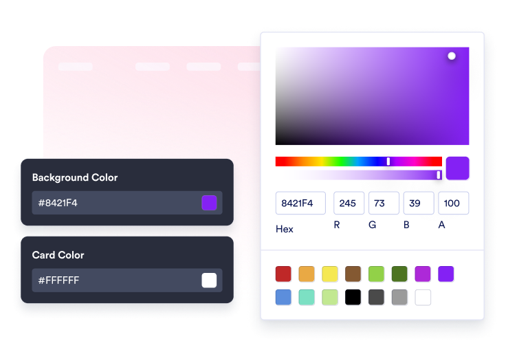Customize the display