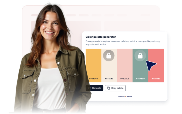 Start From Your Colors and Let Visitors Lock Them