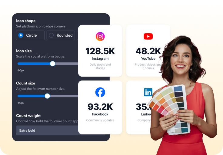 Customize the display